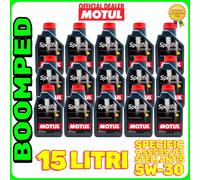 15 LITRI olio MOTUL SPECIFIC 5W30 9.55535/03 benzina diesel PSA B71 2297 15MO81