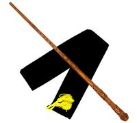 15 " Mano Intagliato Le Mogano Legno Bacchetta Magica Mago Strega Wicca Pagano
