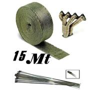 15 METRI BENDE BENDA TITANIO TERMICA SCARICO MARMITTA COLLETTORI AUTO CUSTOM