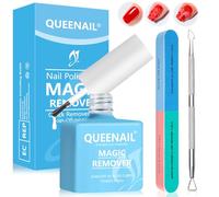15 ML Remover Solvente per Smalto, Dissolvant Semi Permanent Grattoir,Levasmalto Rimuovi Semipermanente Unghie, con Spingi Cuticole e Lima per Unghie, Rimuove Facilmente e Rapidamente lo Smalto