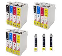 15 Non-Oem 3xT2996 + 3xT2991 XL Inchiostri per Epson XP-235 XP-245 XP-247 XP-332