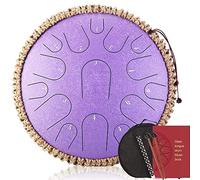 15 Note 13 Pollici D Tangenziale Key Thumue Drum Con Decorazione Della Corda, Ottimo Per La Terapia Musicale Di Meditazione, Include Sacchetto Di Stoccaggio, Libro Di Musica, Bacchetti E Staffa
