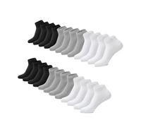 15 paia di calzini da ginnastica monouso Calzini da ginnastica da uomo e da donna per lo sport, i viaggi, l'hotel Calzini alla caviglia Riutilizzabili (IT, Numero, 36, 45, Regular, Regular, Tipo 1)