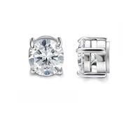 15 Paia di Orecchini a Bottone in Acciaio Inossidabile CZ Non forati per Uomo Set di Orecchini Pendenti con Cerniere a Bottone Fashion