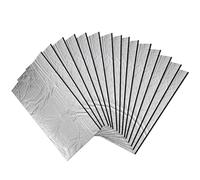 15 pannelli isolanti in alluminio butilico, 250 x 180 x 5 mm, 0,68 m², isolamento per auto, isolamento acustico e antivibrazione