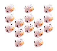 15 Pcs Bovini Da Latte Miniatura Figurine Resina Piccoli Animali