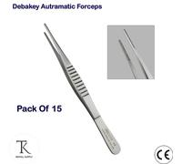 15-Pcs chirurgico DEBAKEY Atraumatica Soft Tissues Suturing & Dissecting Forceps