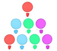 15 Pcs Dischi Volanti in Poliestere Giocattoli Da Esterno Disco Volante