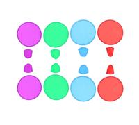 15 Pcs Dischi Volanti Sportivi Ventola Piegatura Compatta Disco Volante