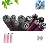 15 Pcs Nail Art Stamp Pen,Nail Stamp Pen Diy Nail Art Tools,Nail Stamping Plates,Nail Art Tools,Nail Art Sets,Nail Art Flower Stamp Pen,Nail Art Kit For Girls and Women (10pcs)