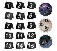 15 Pcs Numeri Per Tavoli Ristorante Segni Del Numero Della Tabella Tavolo
