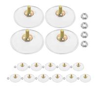 15 Pcs Piccola Ventosa Vite Gancio Trasparente Ventose Per Finestre