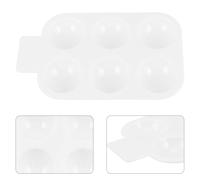 15 Pcs Tavolozza Per Dipingere Pallet Vernice Plastica Bianca Pallete D'acqua