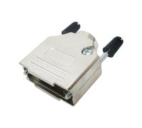 15 Perno ' D Sub 'Die Forma Metallo Cappuccio Acciaio Con Nero Plastica