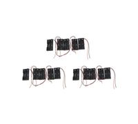 15 Pezzi 2 X 1,5 V AA Battery Holder Caso Scatola Nera con Conduttori