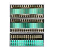 15 pezzi / 30 pezzi punte diamantate, 1-8 mm cilindriche piatte diamante frese utensili rotanti per rettifica, lucidatura, abrasivi