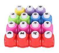 15 Pezzi a Forma di Perforatrice per Carta, Set di Interruttori Automatici di Carico, 3 Poli, 2 Posizioni, Camma Rotante on Off, Mini Perforatrici, per Biglietti D'auguri,