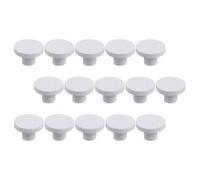 15 Pezzi Basi per Frammenti di Corallo in Ceramica Bianca | Supporto per Piccole Fessure nella Roccia Viva, Pronto per Propagazione, per Frammenti e Allevatori di Coralli