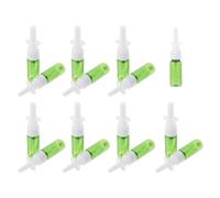 15 Pezzi Bottiglia Spray Nasale da 15ml in PET e PP per Viaggio | Design alla Moda, Chiusura a Perdite, Formato Compatto, Verde, Facile da Portare