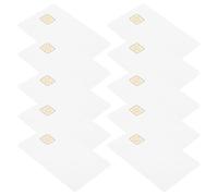 15 Pezzi Carta Ic Bianca 16k Memoria per Controllo Accessi Porte | PVC e Rame, Formato Tascabile, per Reception Hotel, Parcheggi Intelligenti e Comunità
