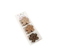 15 pezzi color caffè piccoli artigli for capelli geometrici smerigliati semplici fermagli for barrettes accessori for donne e ragazze copricapo per Donne(3.5x3.5cm)