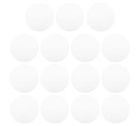 15 Pezzi Copriparalume Rotondo in Acrilico, Diffusore LED 1mm Bianco | Schermo Trasparente, Design Minimalista Moderno, per Plafoniere e Lampade a Sospensione