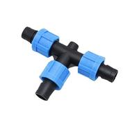 15 Pezzi da 16 mm, connettore a T for Nastro gocciolante, Vite, divisore d'Acqua for irrigazione a Goccia for Serre, raccordi da 5/8"