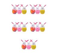 15 Pezzi Decorazione Gonfiabile Coniglio Pasquale in PVC per Festa | Stile Cartone, Montaggio Rapido e Riuso Stagionale, per Interni e Tavoli, Look Festivo Immediato