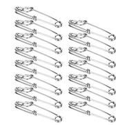 15 Pezzi di Clip per tonno, moschettoni per Palangari da Pesca in Acciaio Inossidabile, per Attrezzatura da Pesca con Galleggiante per Pesca con Palangari