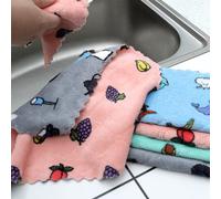 15 pezzi di panno per la pulizia asciugamani da cucina bifacciali strofinacci