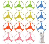 15 Pezzi Dischi Volanti per Gatti, Eliche Rotanti Colorate 7,5cm, Ricambio per Lanciatore Giocattolo Gatto, Giochi Interattivi per Gatti, Accessori per Inseguimento e Caccia Felina