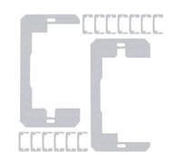 15 pezzi distanziatori per piastre da parete in metallo: piastre di