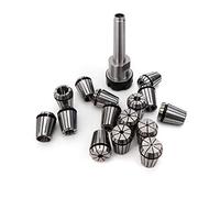 15 pezzi ER25 (430E) set di pinze di precisione YUNRUX 2 - 16 mm, set di pinze per mandrino, mandrino con scatola di immagazzinaggio per macchina per incisione CNC M2 M10