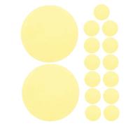 15 Pezzi Film di Modifica Luce Ambientale Giallo Pet per Faretti | Diametro 3, 94 Pollici, Applicazione Rapida e Riposizionabile, per Lampadine e Spot in Zona Pranzo