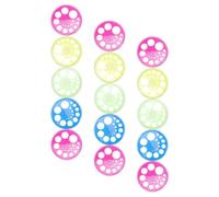 15 Pezzi Goniometro Circolare 360 Gradi in Plastica, Righello Multifunzione | Scala ad Alta Precisione, Leggero e Portatile, per Matematica e Disegno Architettonico, Uso e Scolastico Colore Casuale