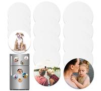 15 pezzi Magneti per sublimazione, VEINARDYL Magneti per frigorifero decorativi fai da te per sublimazione, Magneti per frigorifero con foto per decorazioni per la cucina di casa - 3 dimensioni