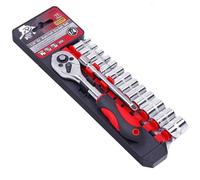 15 Pezzi Metrico Prese Set 1/4-Inch Chiave a Cricchetto per W/ Prolunga Househ