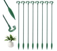 15 Pezzi Palo di Sostegno a Stelo, 27 cm Supporti per Orchidee, Sostegni per Piante, Protezione delle Piante da Inclinazione, Plant Support per Orchidee, Narcisi, Peonie, Rose, Pomodori, Peonie