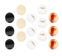15 Pezzi Piccolo Fermaglio Rotondo per Frangia, Plastica | Accessorio Mini, Stile Delicato e Grazioso, Utile per Applicazioni di Bellezza e Lavaggio Viso, Confezione