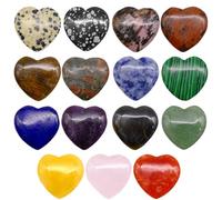 15 Pezzi Pietra Del Cuore, Cuore Portafortuna Cristalli Pietre San Valentino Amore Cuore Gemme Ametista Rosa Quarzo Colorato Pietra Del Cuore Regalo Pietre Fortunate Decorazione Matrimonio Cristalli