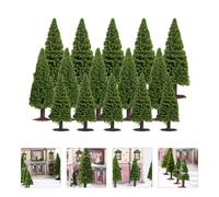 15 pezzi Pine Modle Modle fai da te Scenario Paesaggio Architettura dell'albero