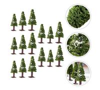 15 pezzi Pine Modle Modle fai da te Scenario Paesaggio Architettura dell'albero