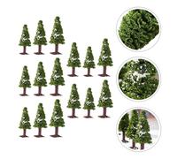 15 pezzi Pine Modle Modle fai da te Scenario Paesaggio Architettura dell'albero