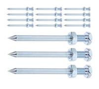 15 Pezzi Punte di Ricambio per Aeratore Prato in Metallo, 7cm | Design Riutilizzabile e Leggero, Applicazione Versatile per Giardino, Patio e Progetti di Paesaggio