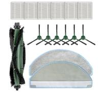 (15 Pezzi) Roomba 104 Ricambi e Accessori Compatibili Con iRobot Roomba 104, Roomba 105 Combo, Y0140, Q0120, Y0110, Q011, Q0520, 1 Spazzola a Rullo, 2 Panni Per Mop, 6 Filtri Hepa, 6 Spazzole Laterali