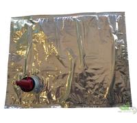 15 PEZZI SACCA BAG IN BOX CON RUBINETTO LT 3 ALLUMINIO TRASPORTO VINO ALIMENTI
