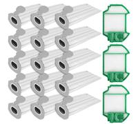 15 Pezzi Sacchetti per Aspirapolvere per Vorwerk VK7 FP7 e 3 Filtri Hepa, Sacche