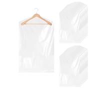 15 Pezzi Sacchetti Porta Abiti in Plastica,Buste Trasparenti per Vestiti,Copri Abiti Anti Polvere,Sacchetti Porta Abiti Trasparenti,Copri Abiti da Armadio,per Abiti,Abiti,Camicie,Giacche(60 * 100cm)