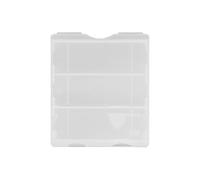 15 Pezzi Scatola Porta Vetrini da Microscopio in Plastica 3 Posti | Vetrini Standard, Formato Rettangolare Impilabile, per Laboratori e Reparti di Anatomia Patologica