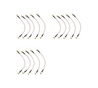 15 Pezzi SMA Maschio A SMA Maschio Spina Jack RF Connettore Cavo di Prolunga A Spirale RG316 Cavo Coassiale Jumper 15 cm